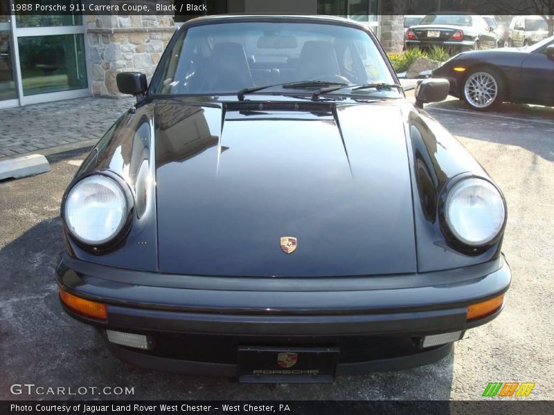Black / Black 1988 Porsche 911 Carrera Coupe