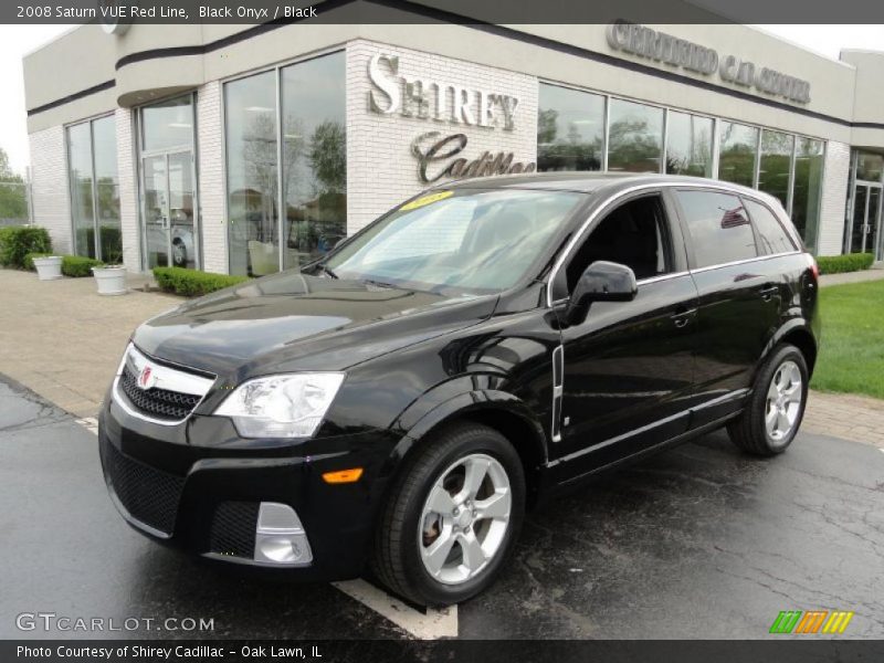 Black Onyx / Black 2008 Saturn VUE Red Line