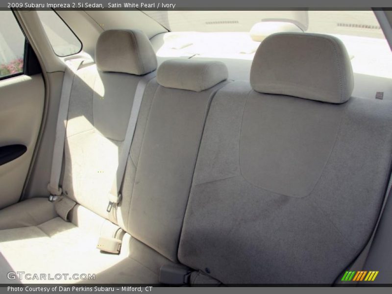 Satin White Pearl / Ivory 2009 Subaru Impreza 2.5i Sedan