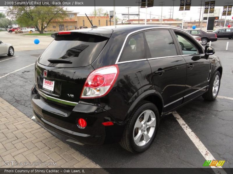 Black Onyx / Black 2008 Saturn VUE Red Line