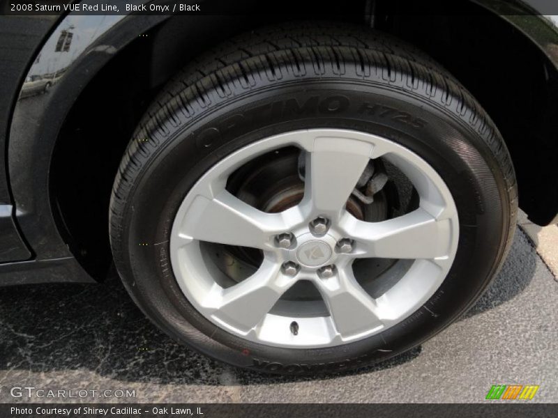 Black Onyx / Black 2008 Saturn VUE Red Line