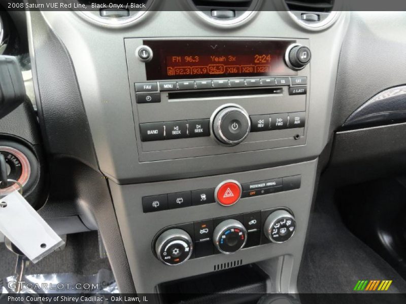 Black Onyx / Black 2008 Saturn VUE Red Line