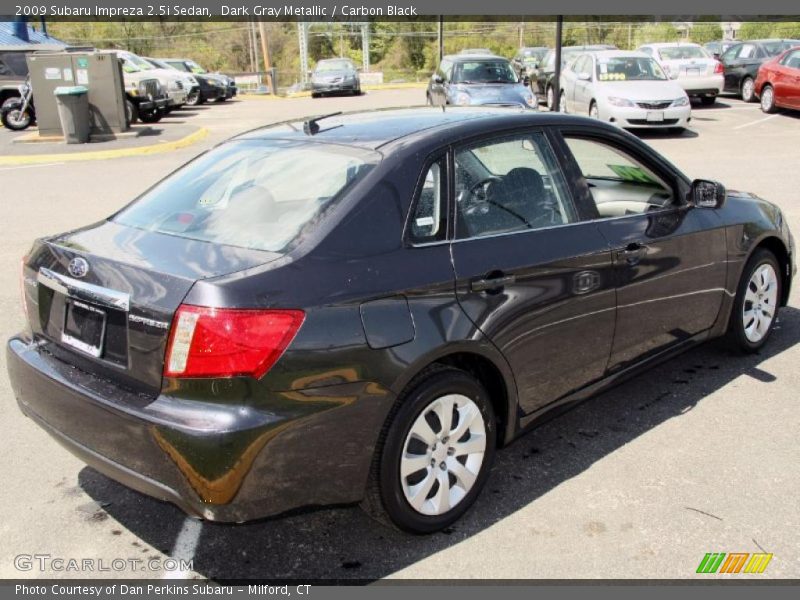 Dark Gray Metallic / Carbon Black 2009 Subaru Impreza 2.5i Sedan
