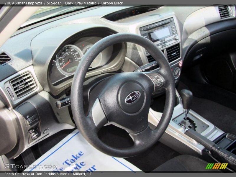 Dark Gray Metallic / Carbon Black 2009 Subaru Impreza 2.5i Sedan