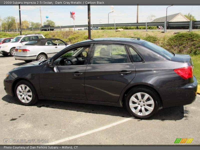 Dark Gray Metallic / Carbon Black 2009 Subaru Impreza 2.5i Sedan