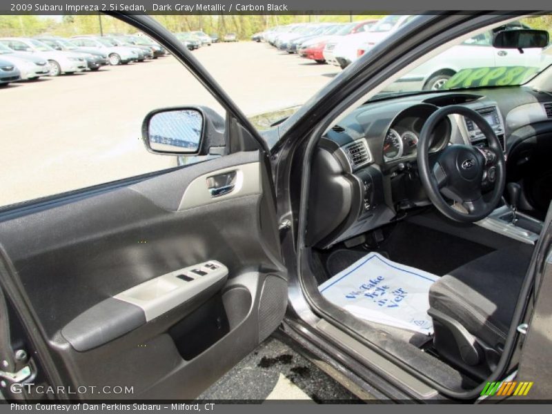 Dark Gray Metallic / Carbon Black 2009 Subaru Impreza 2.5i Sedan