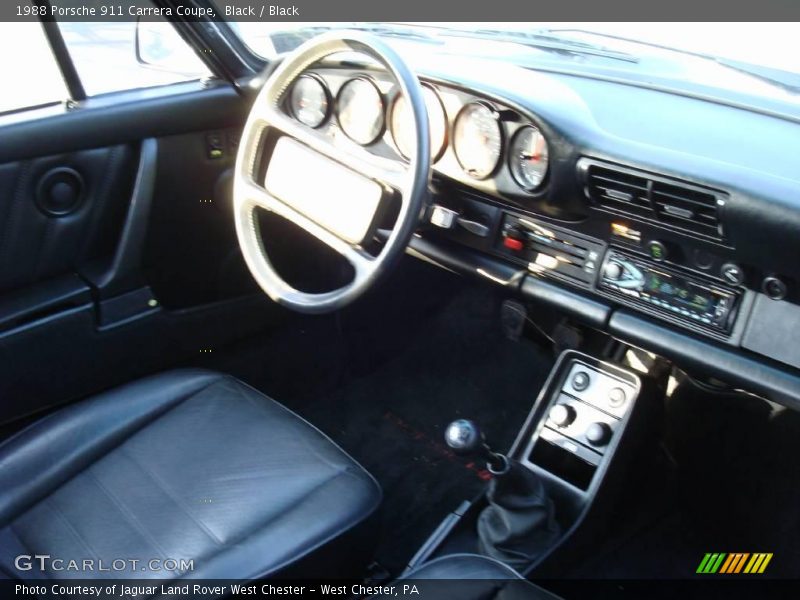 Black / Black 1988 Porsche 911 Carrera Coupe
