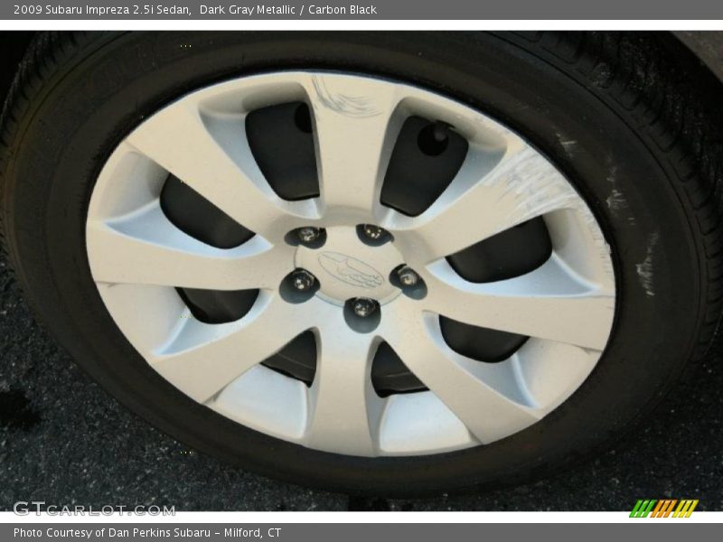 Dark Gray Metallic / Carbon Black 2009 Subaru Impreza 2.5i Sedan