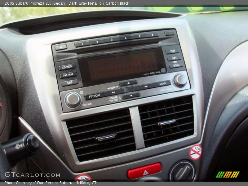 Dark Gray Metallic / Carbon Black 2009 Subaru Impreza 2.5i Sedan