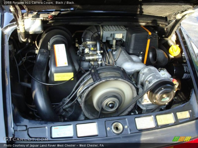 Black / Black 1988 Porsche 911 Carrera Coupe