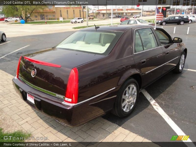 Black Cherry / Titanium/Dark Titanium 2008 Cadillac DTS