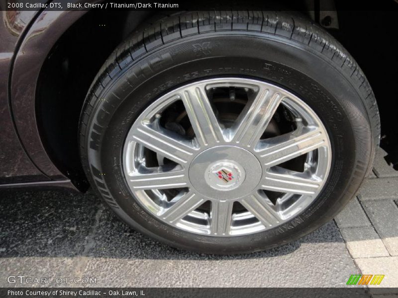 Black Cherry / Titanium/Dark Titanium 2008 Cadillac DTS