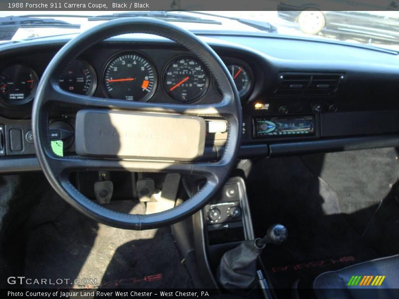 Black / Black 1988 Porsche 911 Carrera Coupe