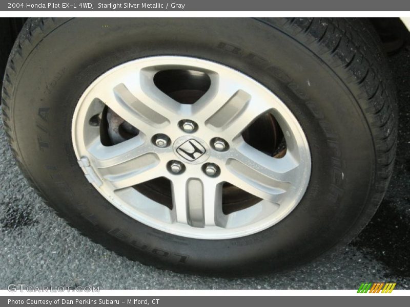 Starlight Silver Metallic / Gray 2004 Honda Pilot EX-L 4WD
