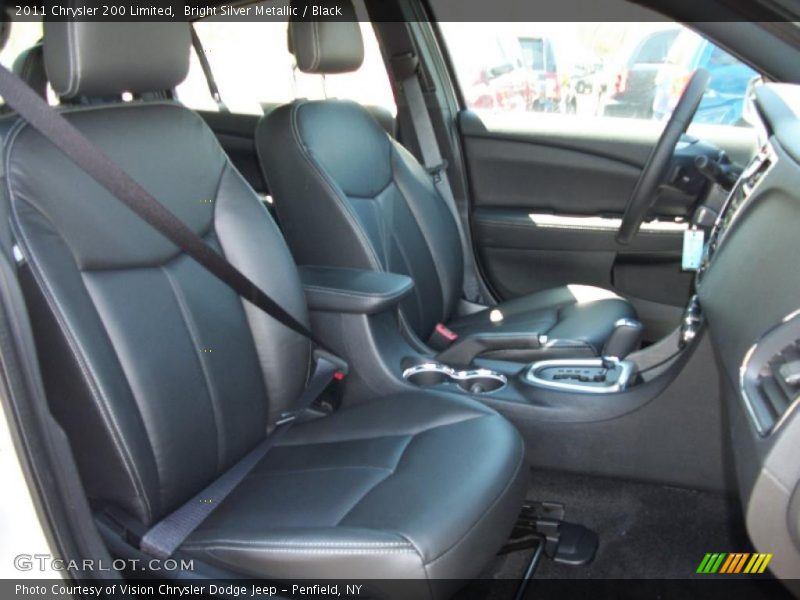 Bright Silver Metallic / Black 2011 Chrysler 200 Limited