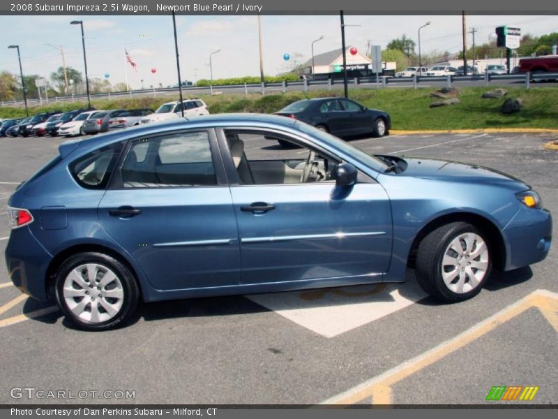 Newport Blue Pearl / Ivory 2008 Subaru Impreza 2.5i Wagon