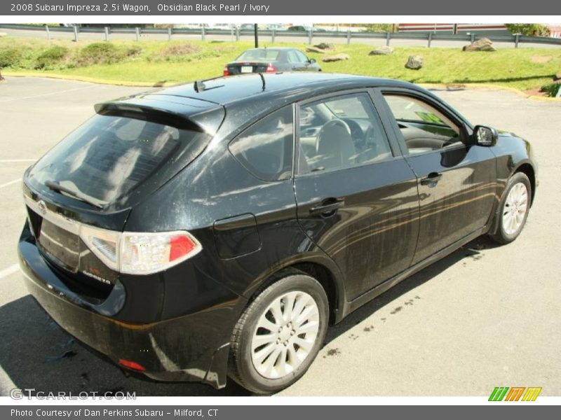 Obsidian Black Pearl / Ivory 2008 Subaru Impreza 2.5i Wagon