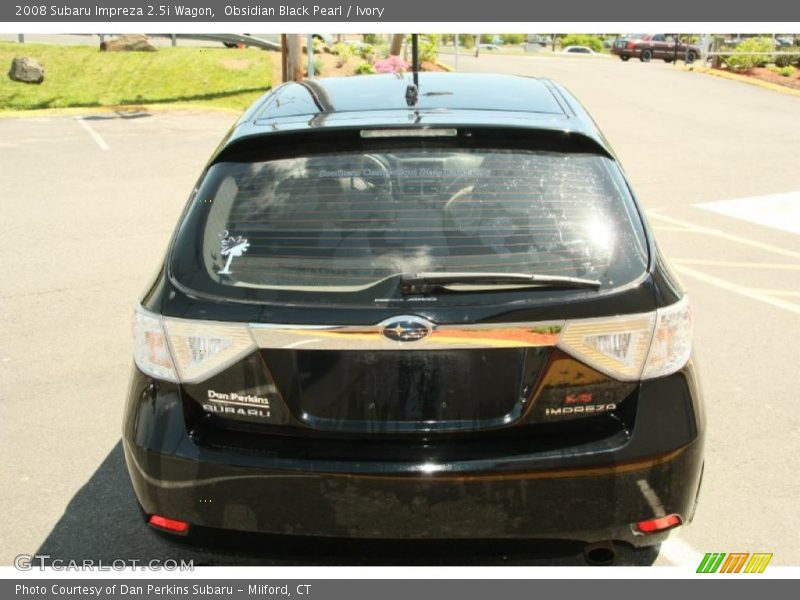 Obsidian Black Pearl / Ivory 2008 Subaru Impreza 2.5i Wagon