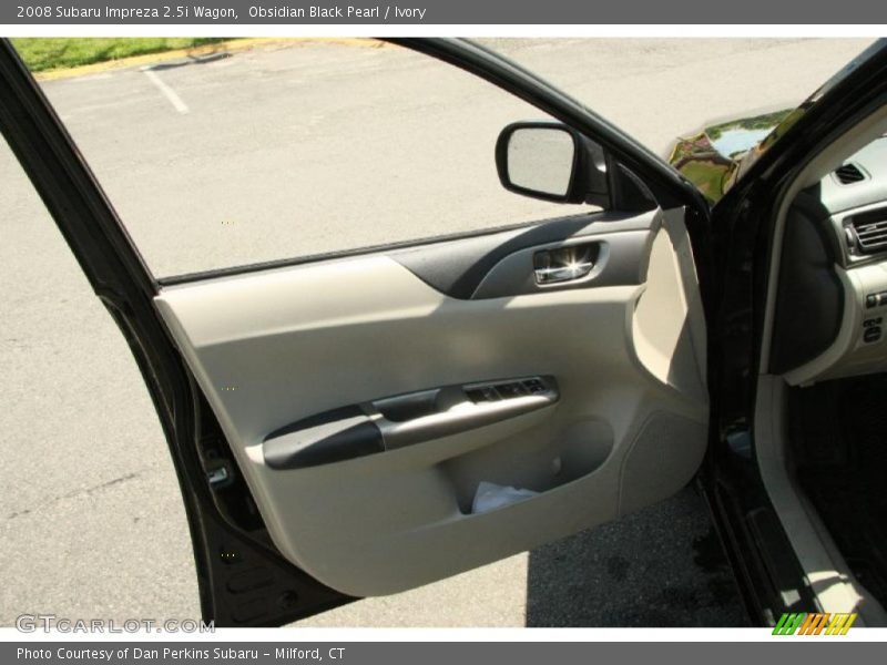 Obsidian Black Pearl / Ivory 2008 Subaru Impreza 2.5i Wagon