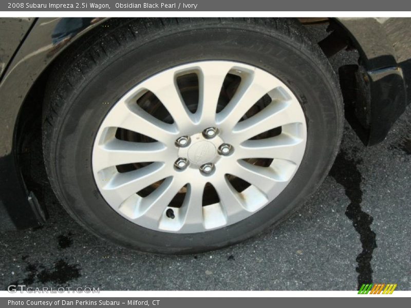 Obsidian Black Pearl / Ivory 2008 Subaru Impreza 2.5i Wagon