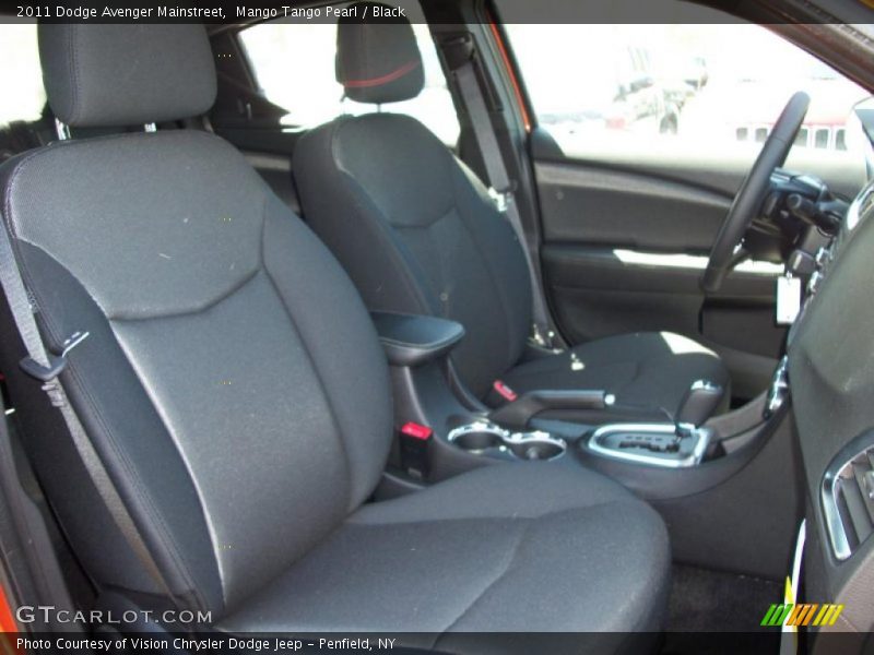 Mango Tango Pearl / Black 2011 Dodge Avenger Mainstreet