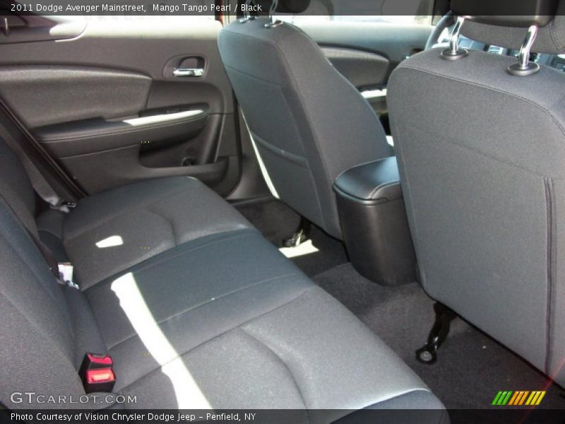 Mango Tango Pearl / Black 2011 Dodge Avenger Mainstreet