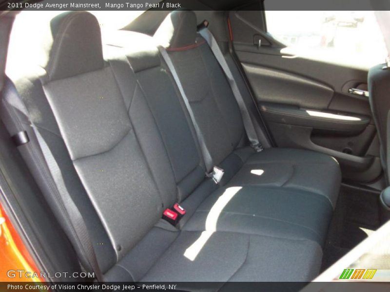 Mango Tango Pearl / Black 2011 Dodge Avenger Mainstreet