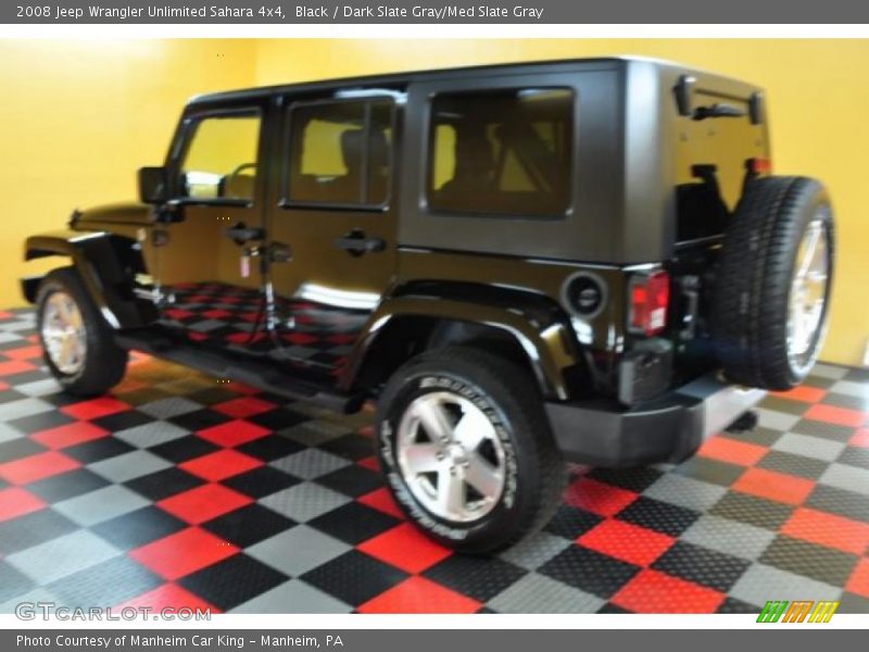 Black / Dark Slate Gray/Med Slate Gray 2008 Jeep Wrangler Unlimited Sahara 4x4