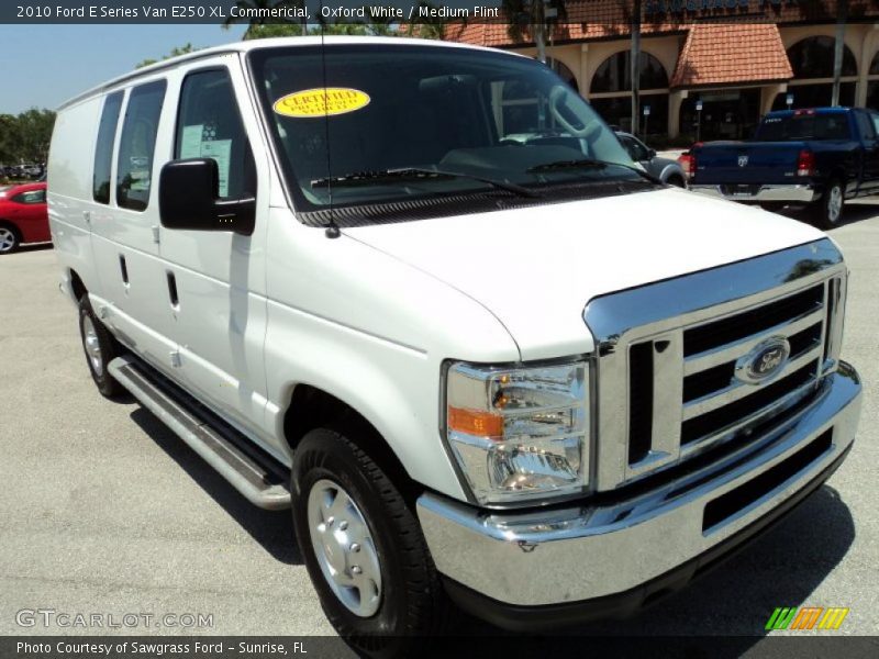 Oxford White / Medium Flint 2010 Ford E Series Van E250 XL Commericial