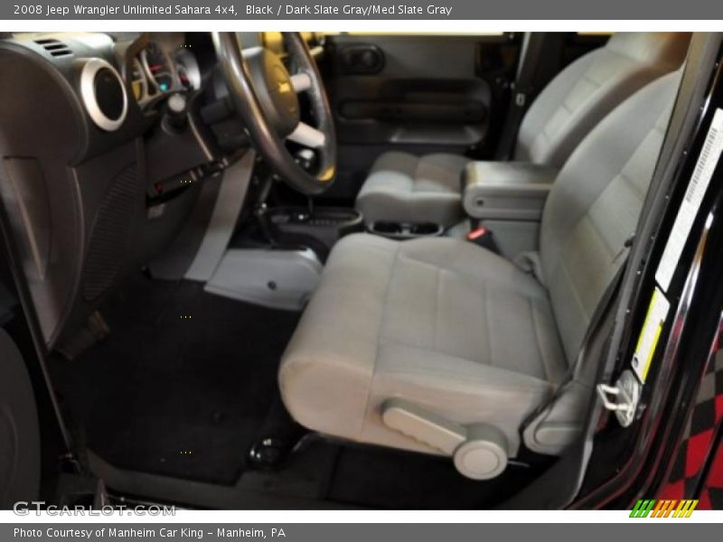 Black / Dark Slate Gray/Med Slate Gray 2008 Jeep Wrangler Unlimited Sahara 4x4