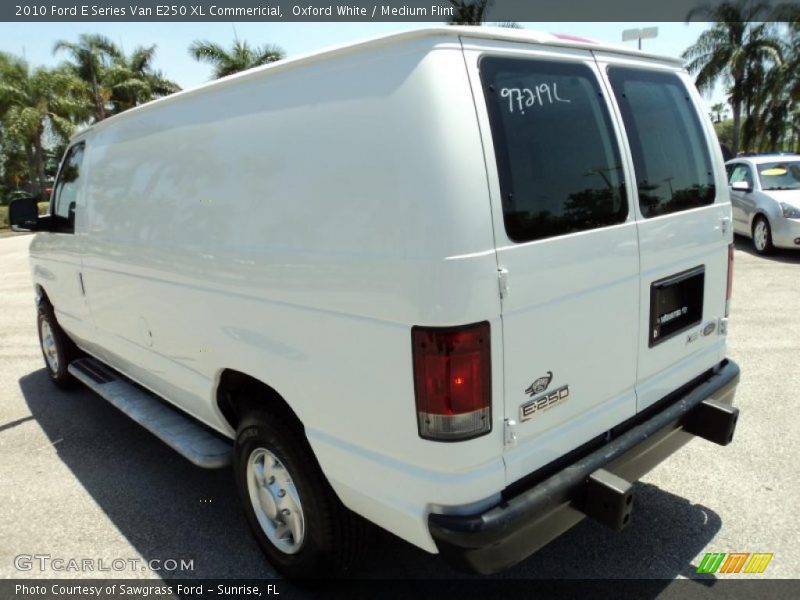Oxford White / Medium Flint 2010 Ford E Series Van E250 XL Commericial