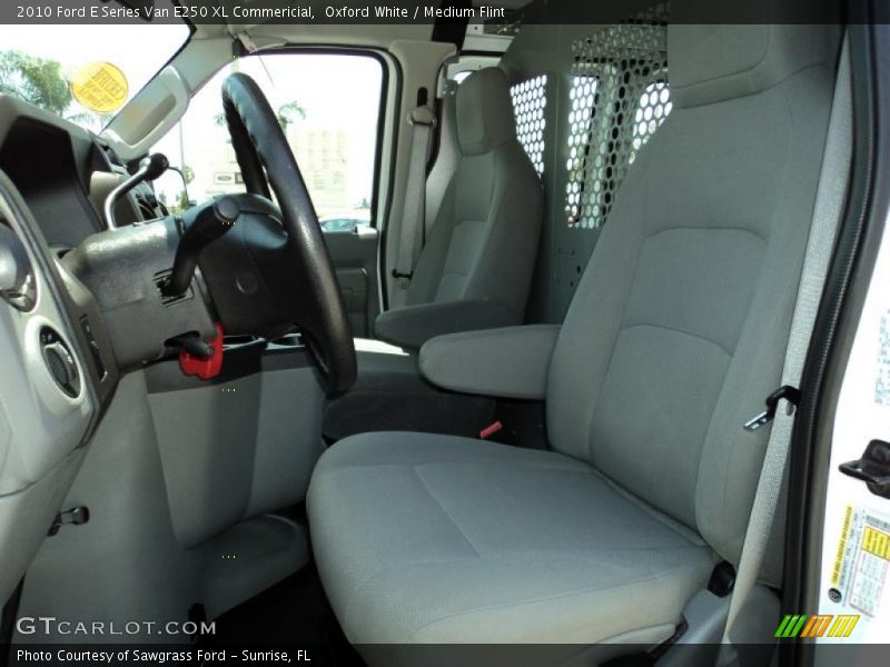 Oxford White / Medium Flint 2010 Ford E Series Van E250 XL Commericial