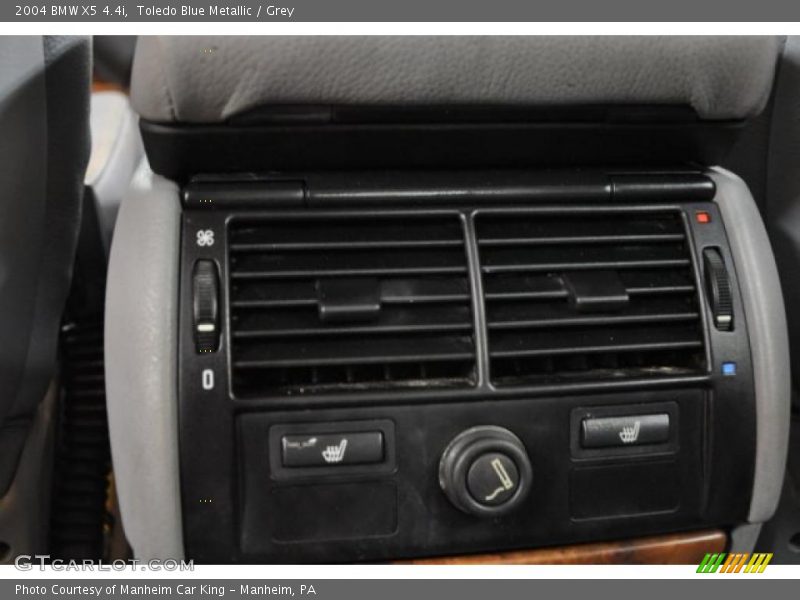 Toledo Blue Metallic / Grey 2004 BMW X5 4.4i