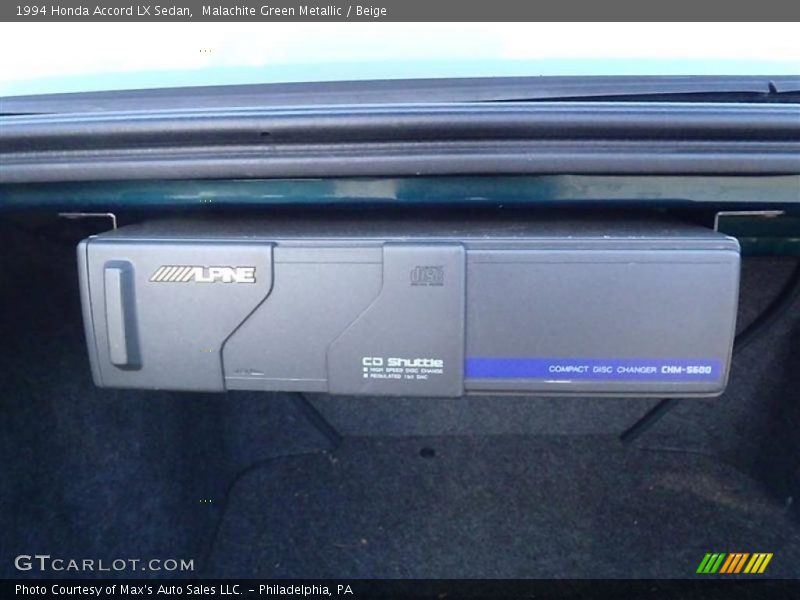Malachite Green Metallic / Beige 1994 Honda Accord LX Sedan