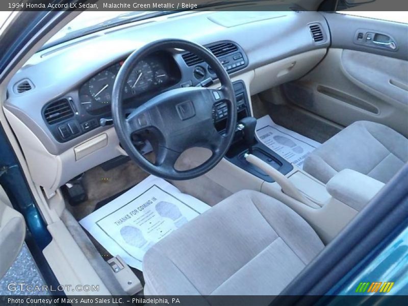  1994 Accord LX Sedan Beige Interior
