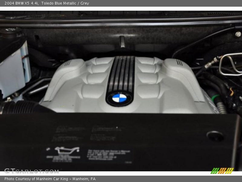 Toledo Blue Metallic / Grey 2004 BMW X5 4.4i