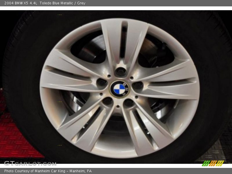 Toledo Blue Metallic / Grey 2004 BMW X5 4.4i