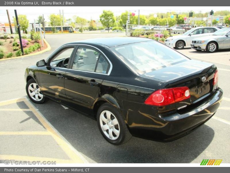 Ebony Black / Black 2008 Kia Optima LX