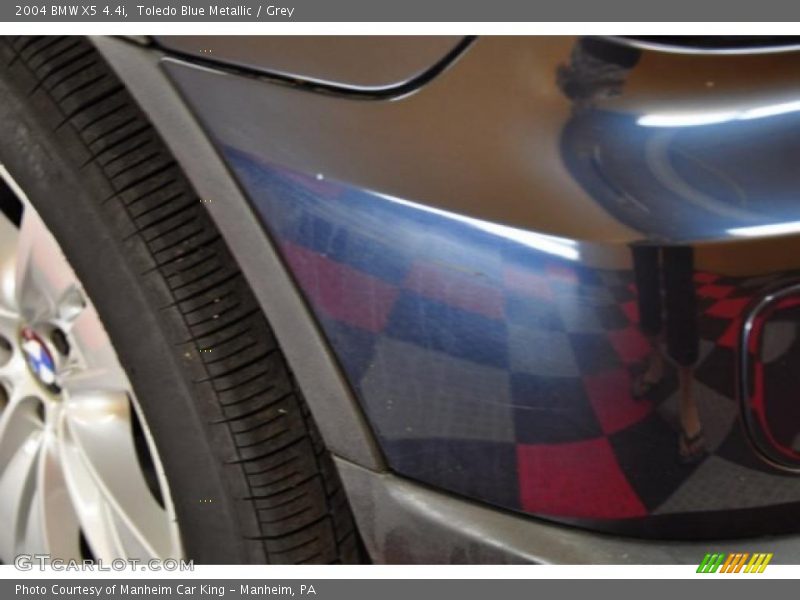 Toledo Blue Metallic / Grey 2004 BMW X5 4.4i
