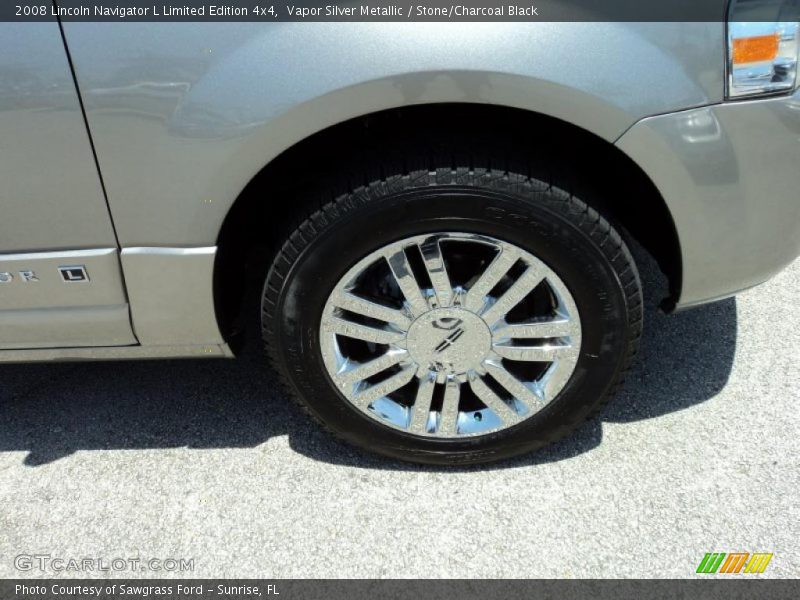 Vapor Silver Metallic / Stone/Charcoal Black 2008 Lincoln Navigator L Limited Edition 4x4