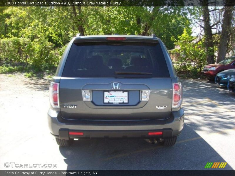 Nimbus Gray Metallic / Gray 2008 Honda Pilot Special Edition 4WD