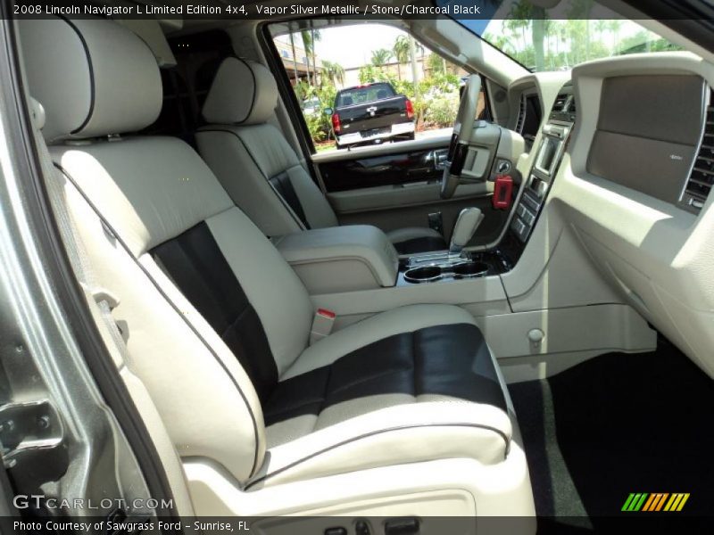 Vapor Silver Metallic / Stone/Charcoal Black 2008 Lincoln Navigator L Limited Edition 4x4