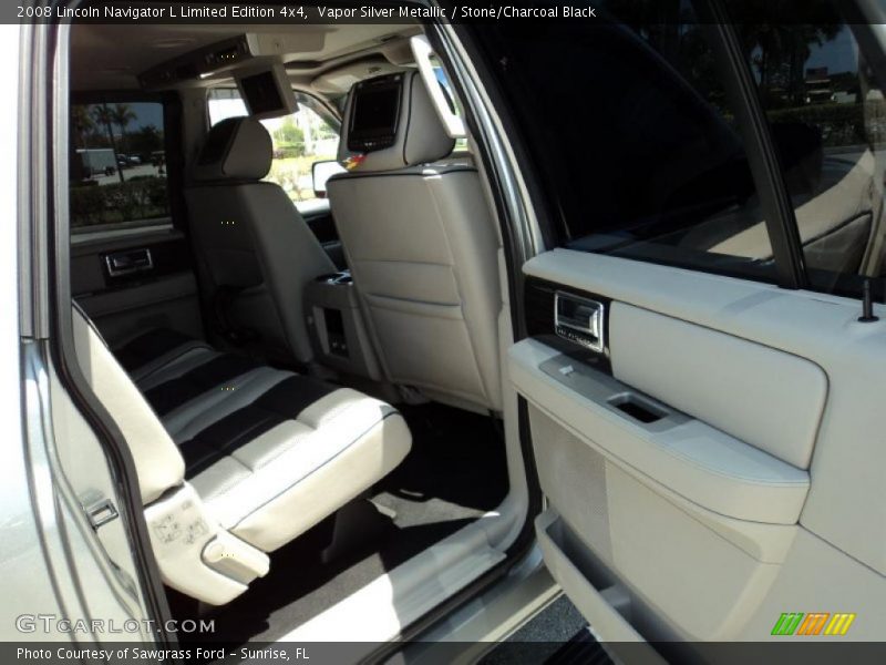 Vapor Silver Metallic / Stone/Charcoal Black 2008 Lincoln Navigator L Limited Edition 4x4