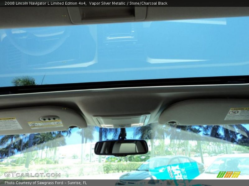 Vapor Silver Metallic / Stone/Charcoal Black 2008 Lincoln Navigator L Limited Edition 4x4