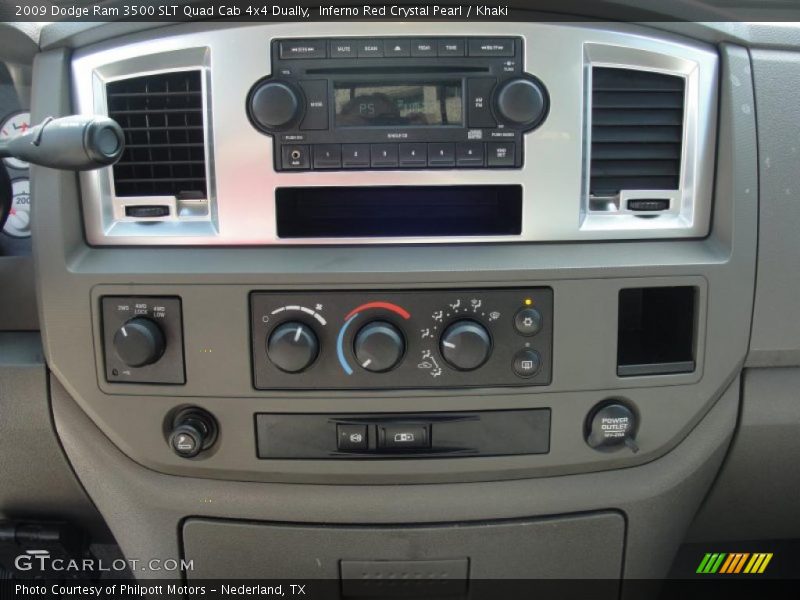 Controls of 2009 Ram 3500 SLT Quad Cab 4x4 Dually