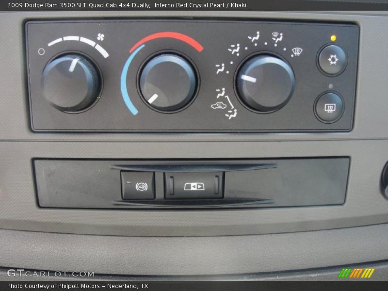 Controls of 2009 Ram 3500 SLT Quad Cab 4x4 Dually
