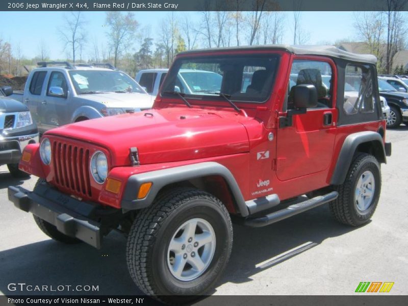 Flame Red / Dark Slate Gray 2006 Jeep Wrangler X 4x4