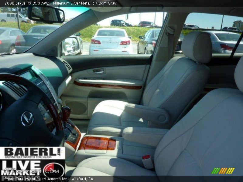 Millenium Silver Metallic / Light Gray 2008 Lexus RX 350 AWD