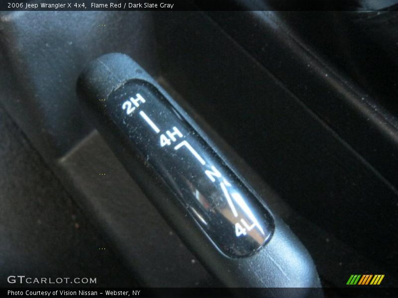 Flame Red / Dark Slate Gray 2006 Jeep Wrangler X 4x4