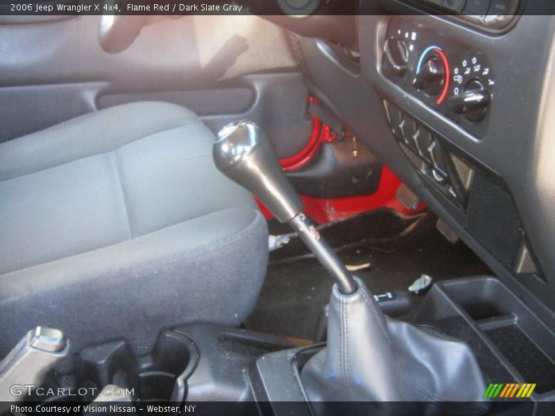 Flame Red / Dark Slate Gray 2006 Jeep Wrangler X 4x4
